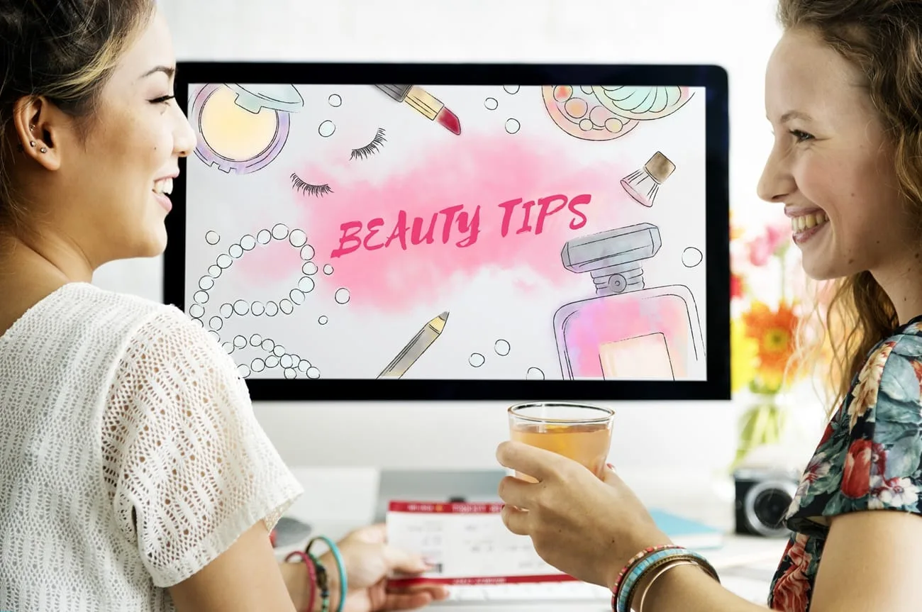 Beauty Tips Makeup Accessories Concept