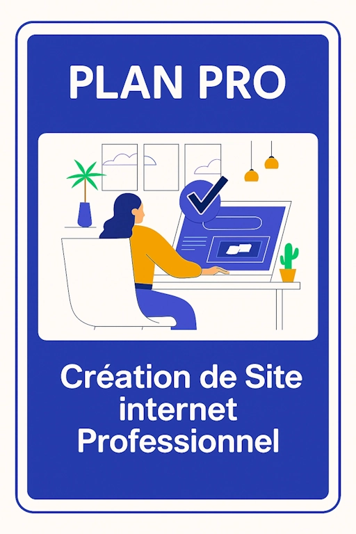 Création de site Internet professionnel - plan pro